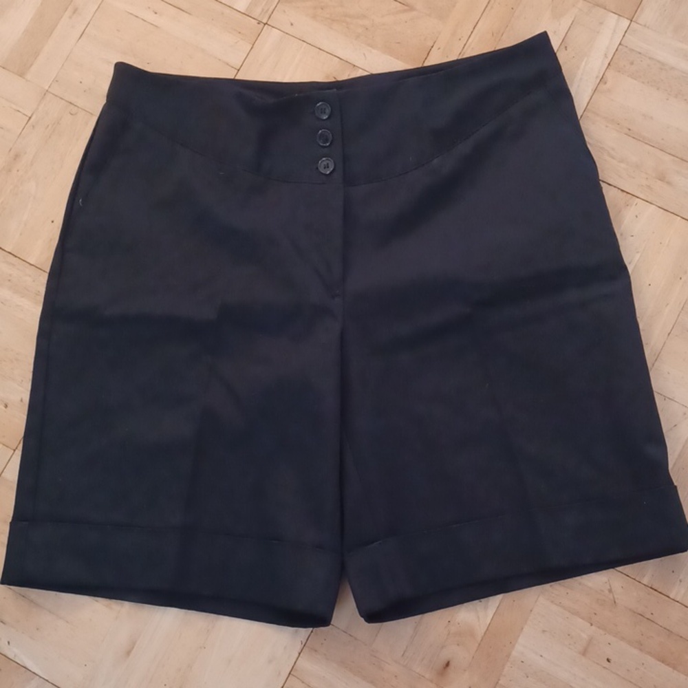 Worthington shorts women's size 10 navy blue, new